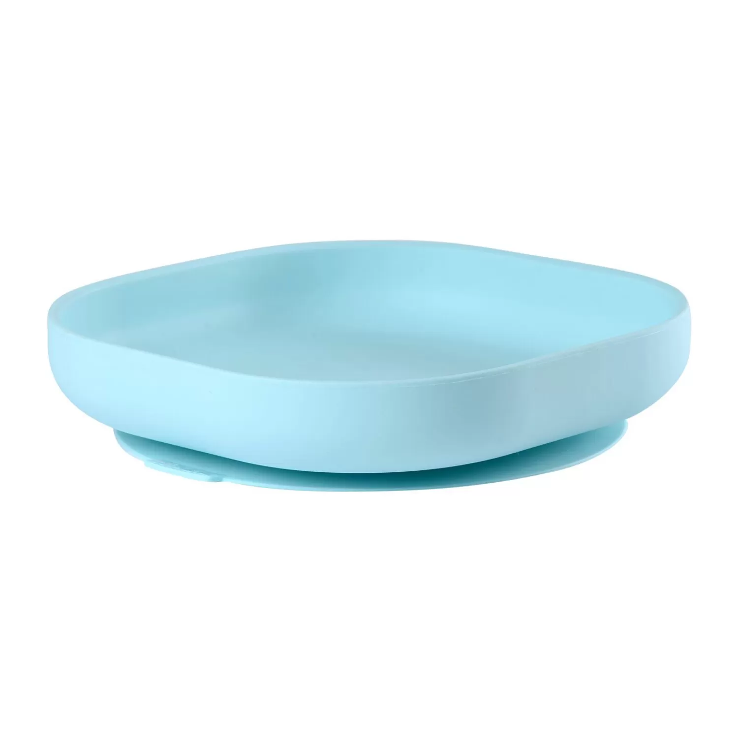 Couverts Vaisselle Et Bavoirs | BÉABA Assiette silicone ventouse Bleu clair Lightblue