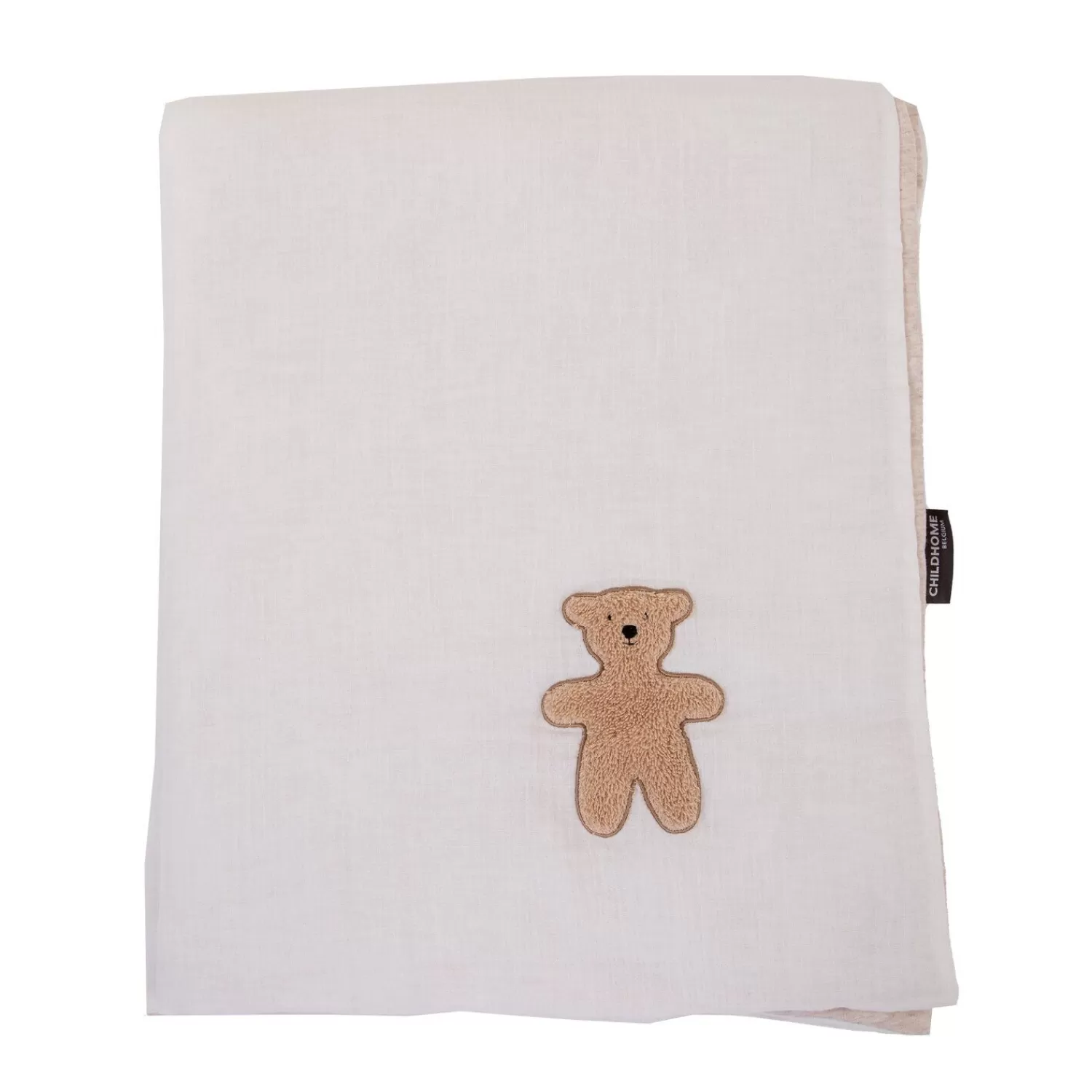 Accessoires De Lit | Linges De Lit | BÉABA Couverture De Bébé - 80x100 Cm - Jersey Melange / Musl Beige