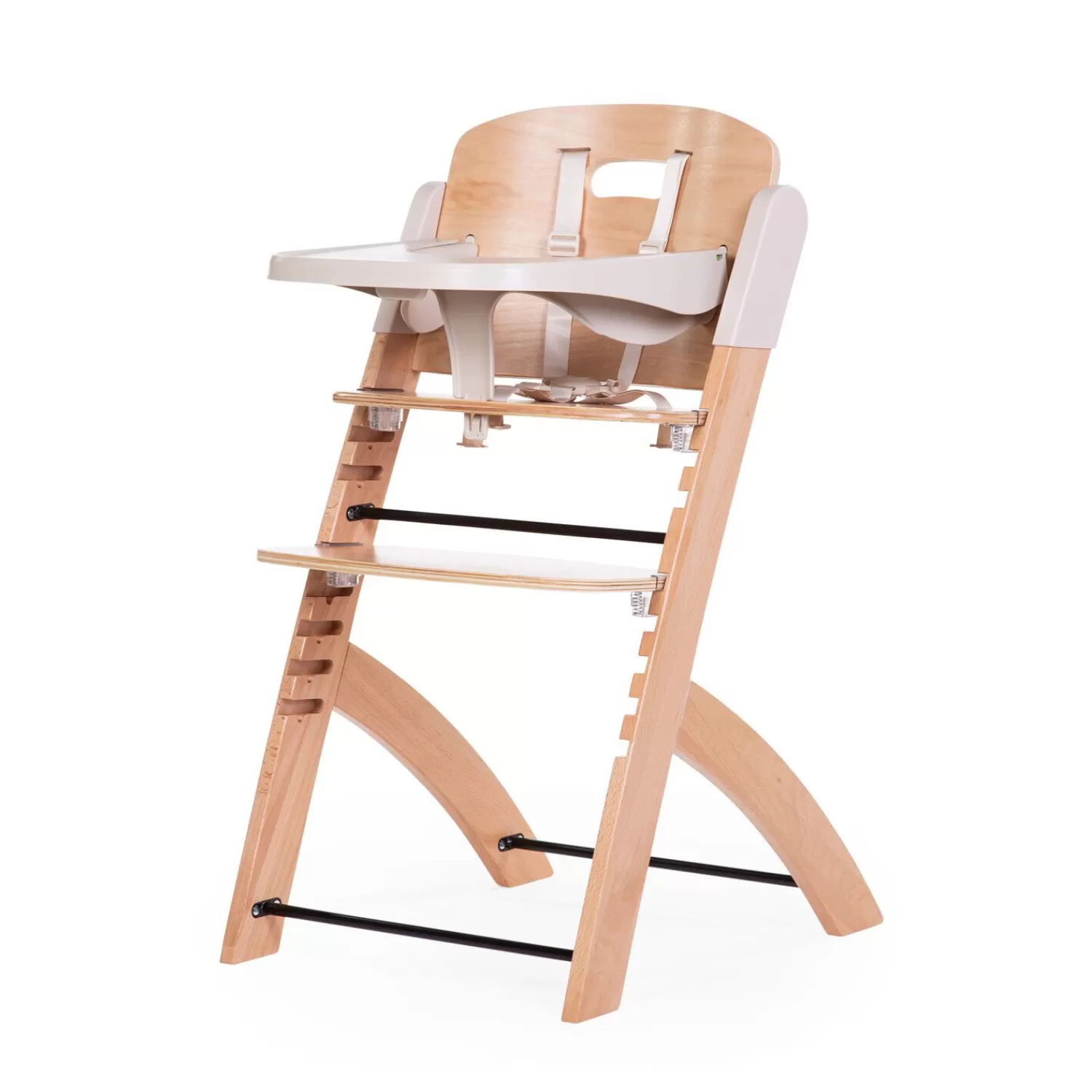 Chaises En Bois | Chaises Évolutives | BÉABA EVOSIT Chaise Evolutive + Tablette Black