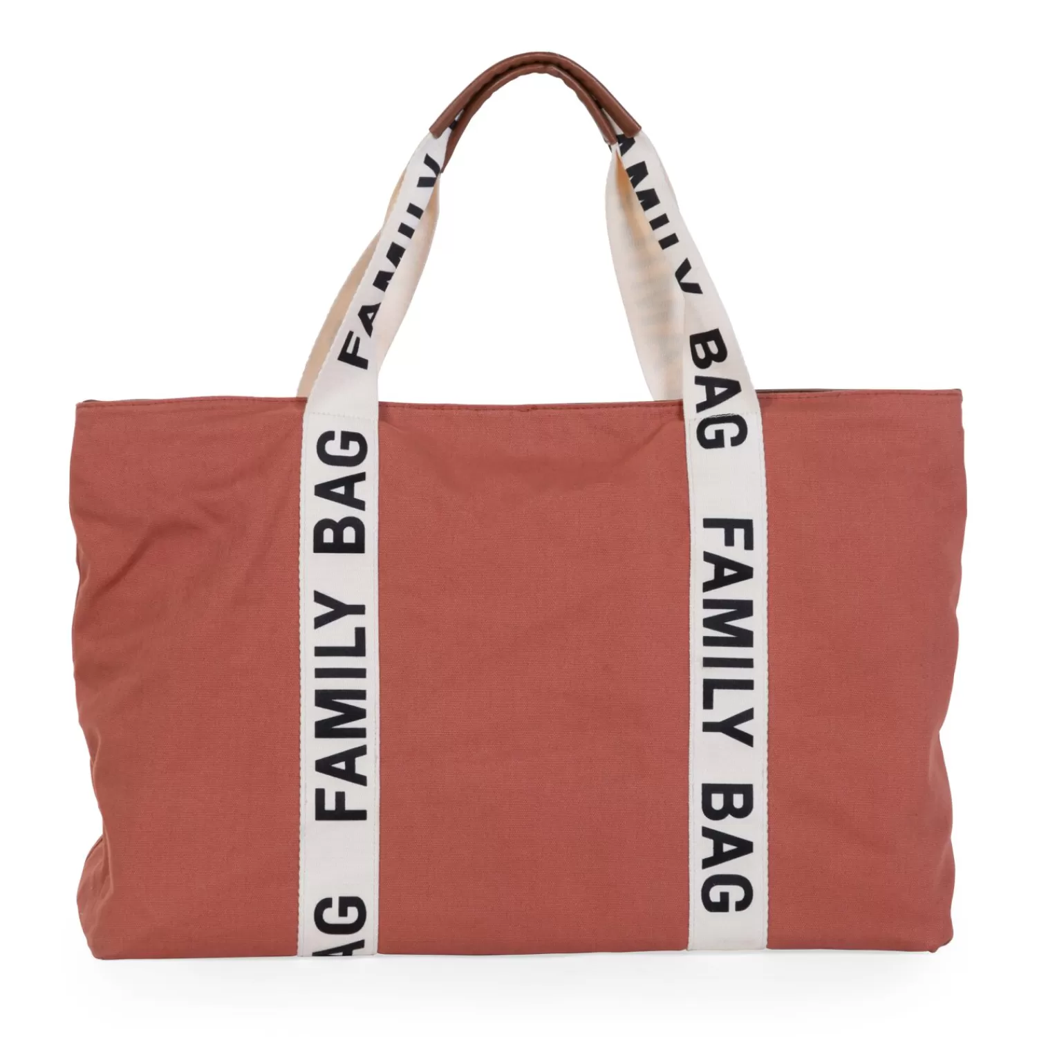 Sacs De Voyage | Sacs À Langer | BÉABA Family Bag Sac A Langer - Signature - Canvas - Terracotta Black