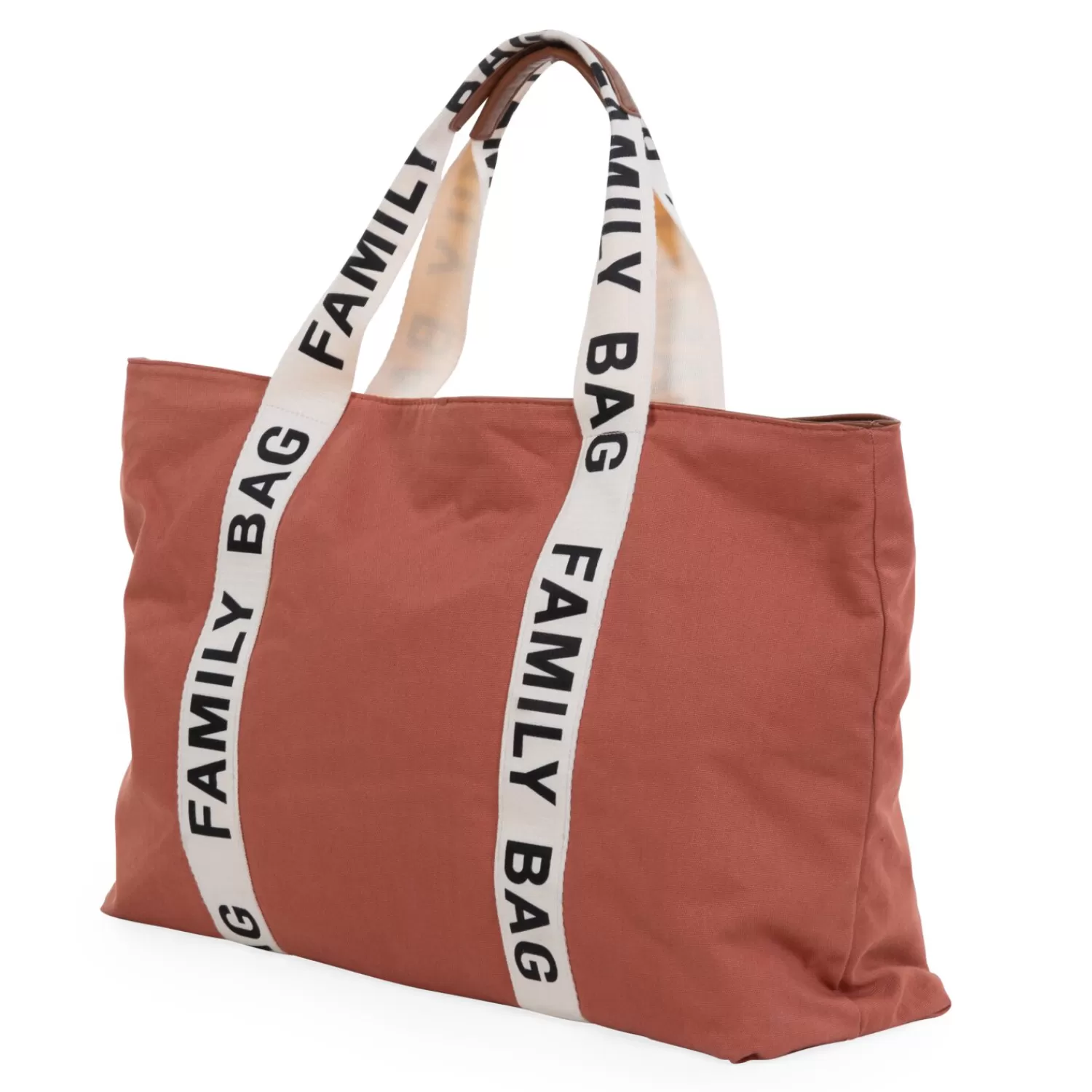 Sacs De Voyage | Sacs À Langer | BÉABA Family Bag Sac A Langer - Signature - Canvas - Terracotta Black