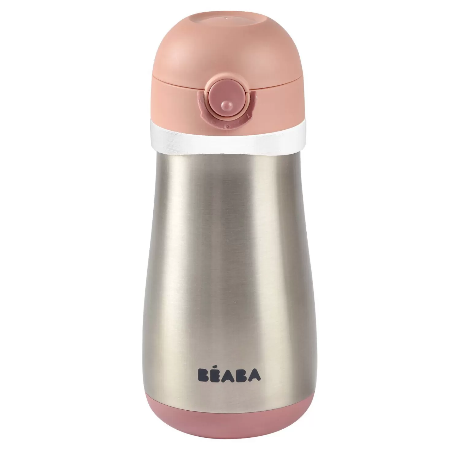 Couverts Vaisselle Et Bavoirs | Biberons Et Accessoires | BÉABA Gourde inox 350 ml Vieux rose Oldpink