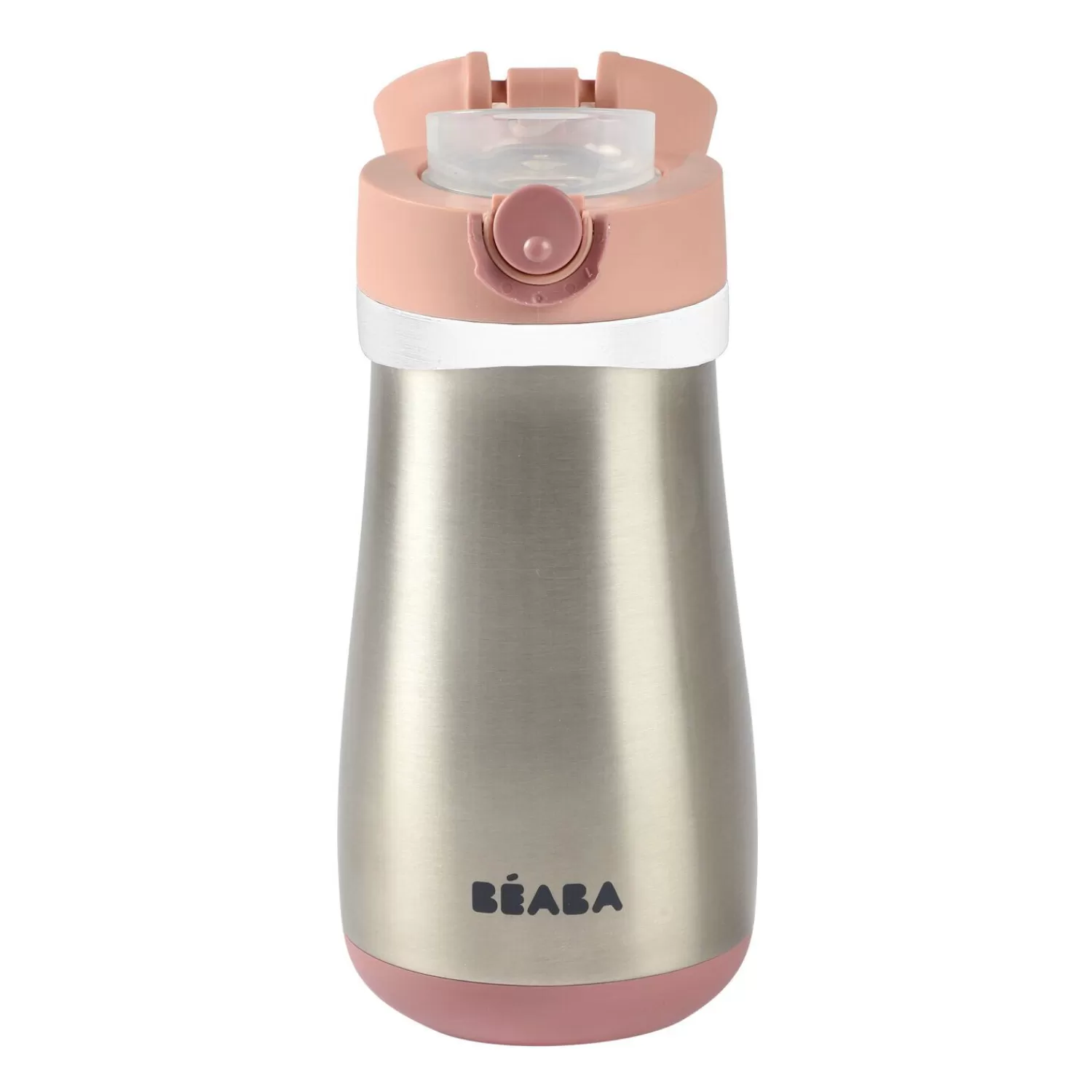 Couverts Vaisselle Et Bavoirs | Biberons Et Accessoires | BÉABA Gourde inox 350 ml Vieux rose Oldpink