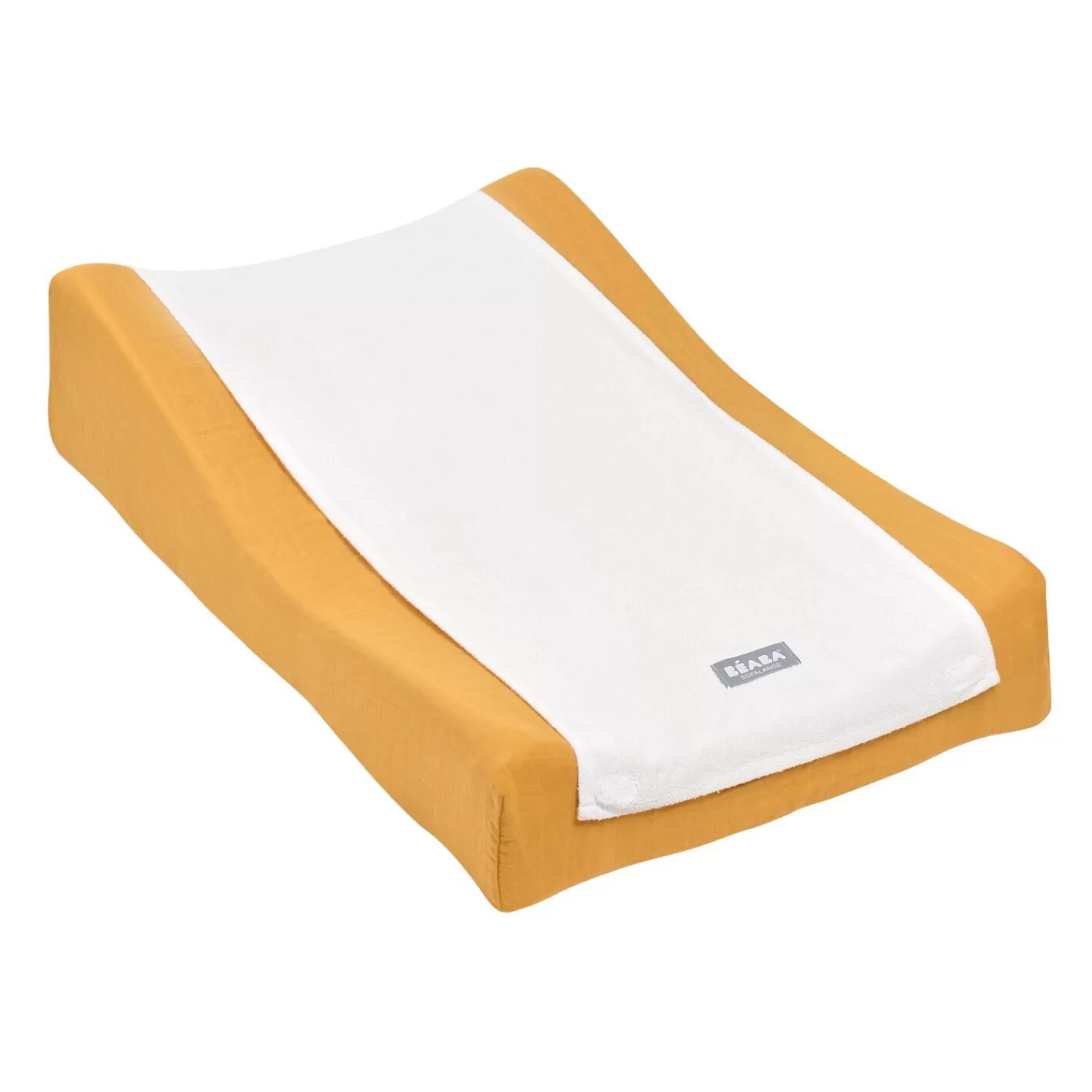 Matelas À Langer | Baignoires Et Accessoires | BÉABA Housse Sofalange® avec serviette éponge amovible Miel White