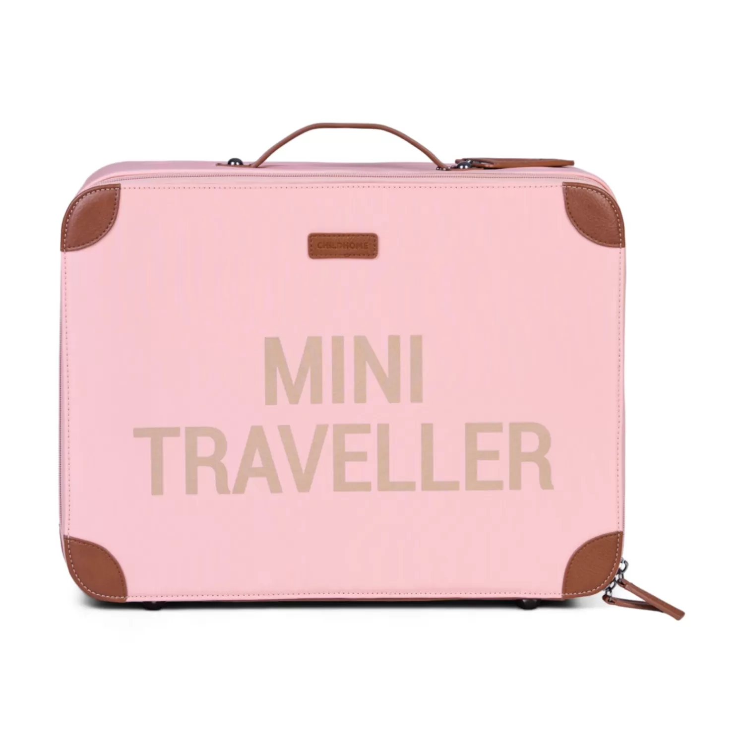 Sacs À Dos Enfant | Sacs De Voyage | BÉABA Mini Traveller Valise Enfant - Rose Cuivre Black/gold