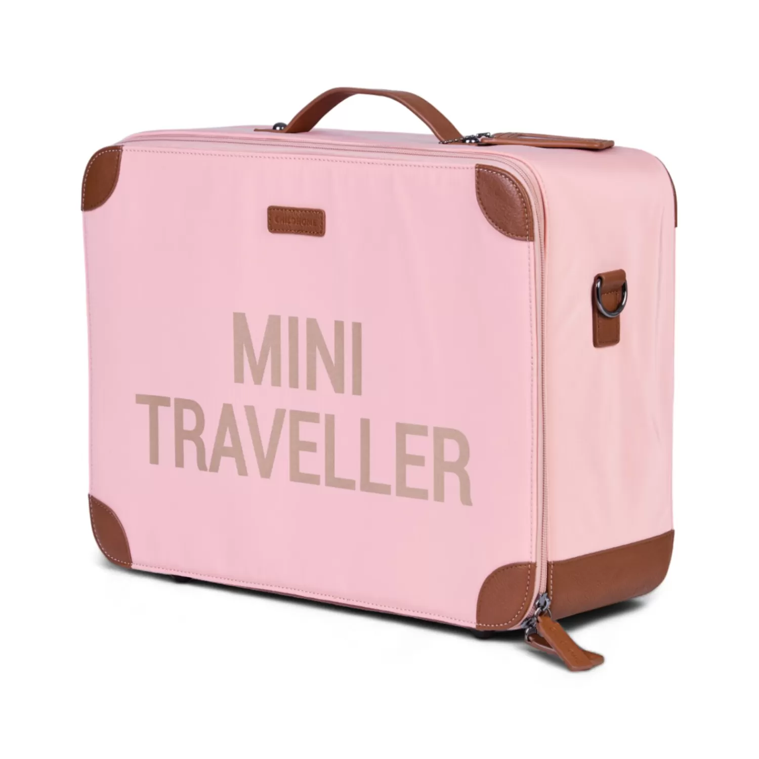 Sacs À Dos Enfant | Sacs De Voyage | BÉABA Mini Traveller Valise Enfant - Rose Cuivre Black/gold