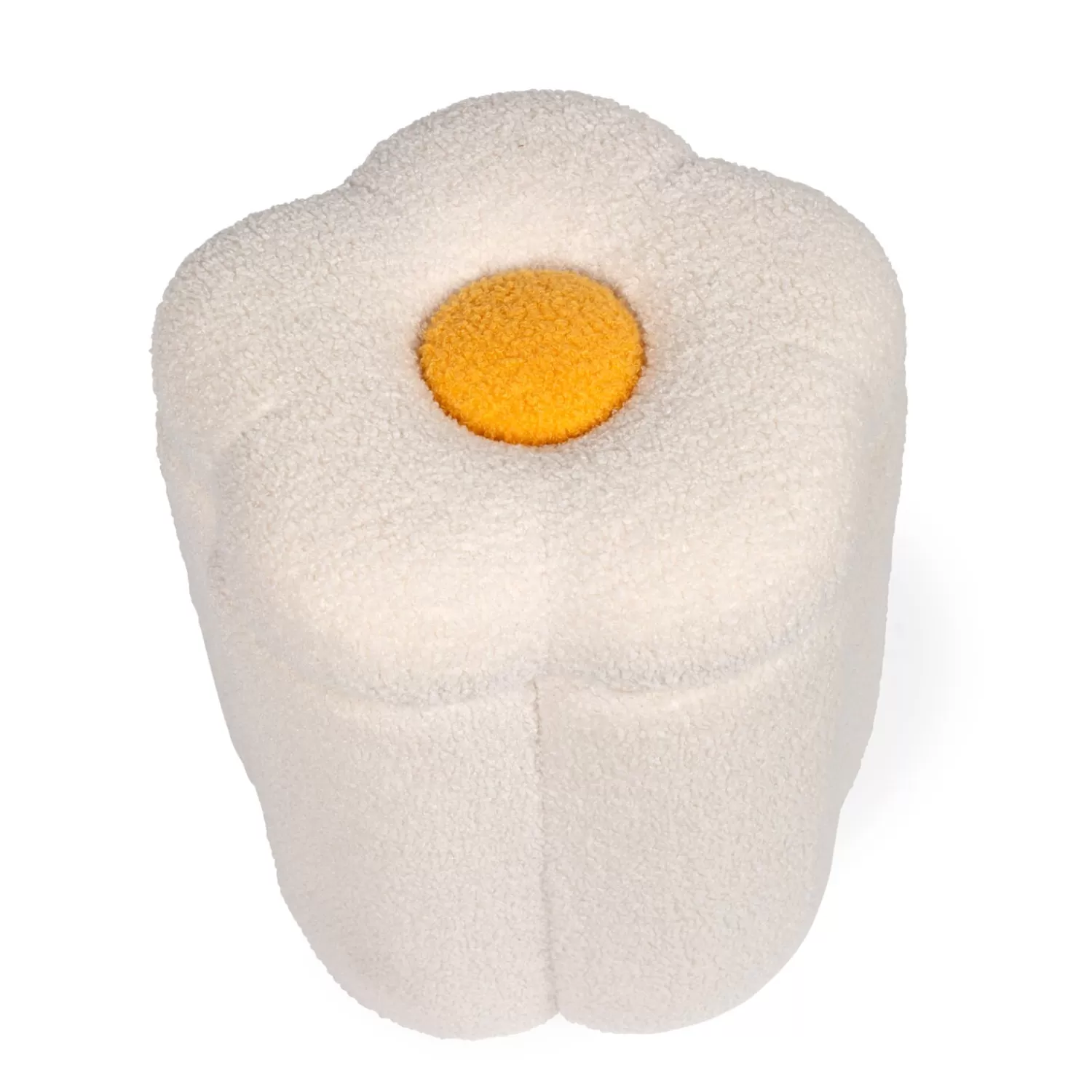 Jouets | BÉABA Pouf + Coffre à jouets Fleur blanc cassé