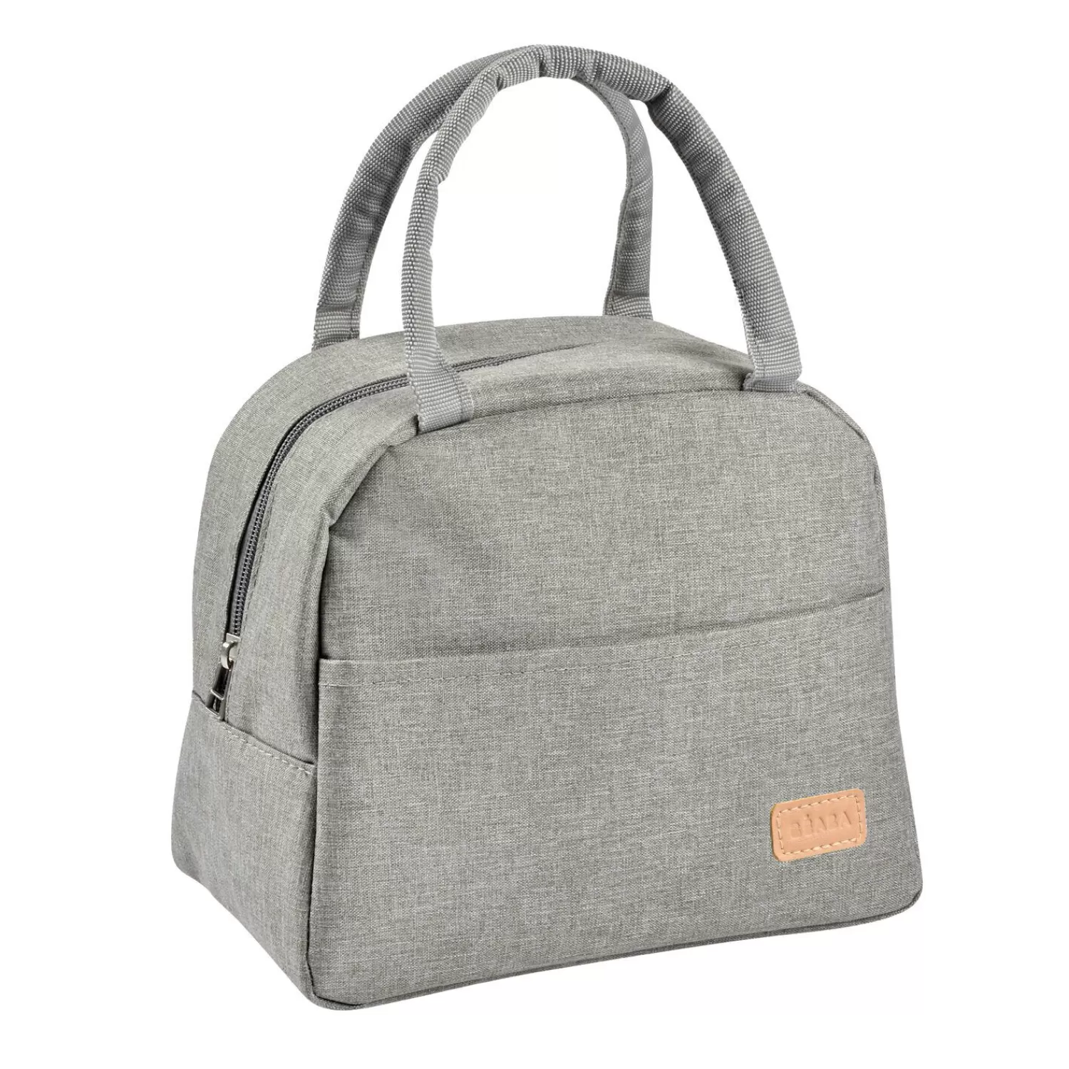 Goûter Sain | Sacs Isotherme Bébé | BÉABA Sac repas isotherme Gris chiné Heathergrey