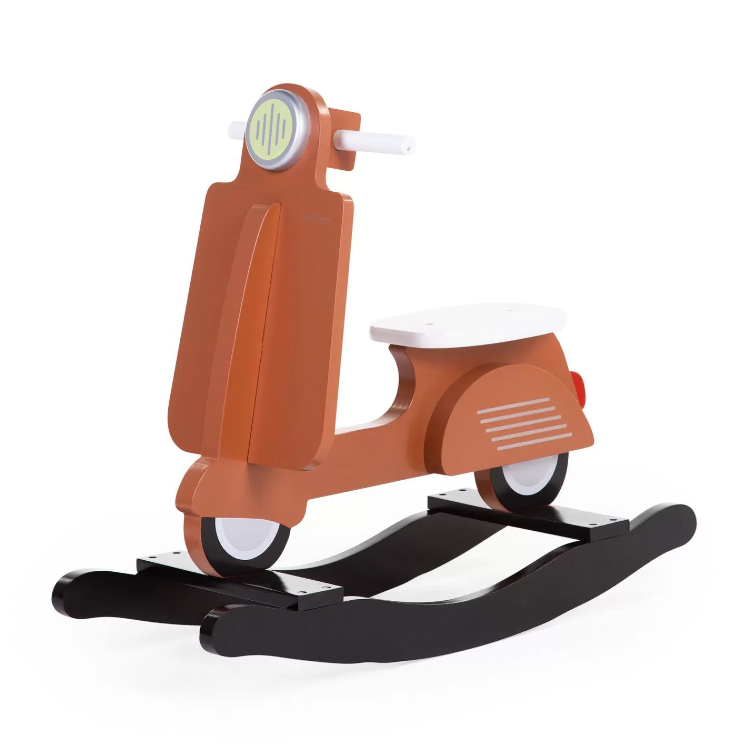 Jouets | BÉABA Scooter A Bascule - MDF - Rouille Noir Rust/black