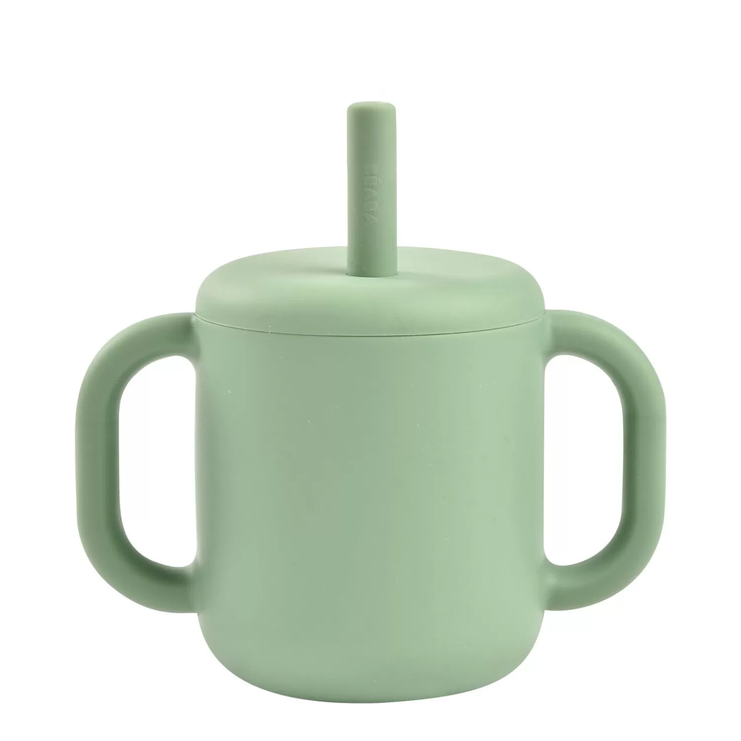 Couverts Vaisselle Et Bavoirs | Biberons Et Accessoires | BÉABA Tasse paille silicone Vert sauge Sagegreen