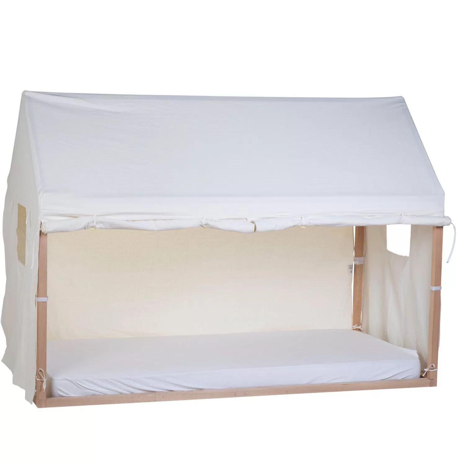 Accessoires De Lit | Lits Tipi Et Cabanes | BÉABA Toile Pour Lit Cabane - 90x200 Cm - Blanc White