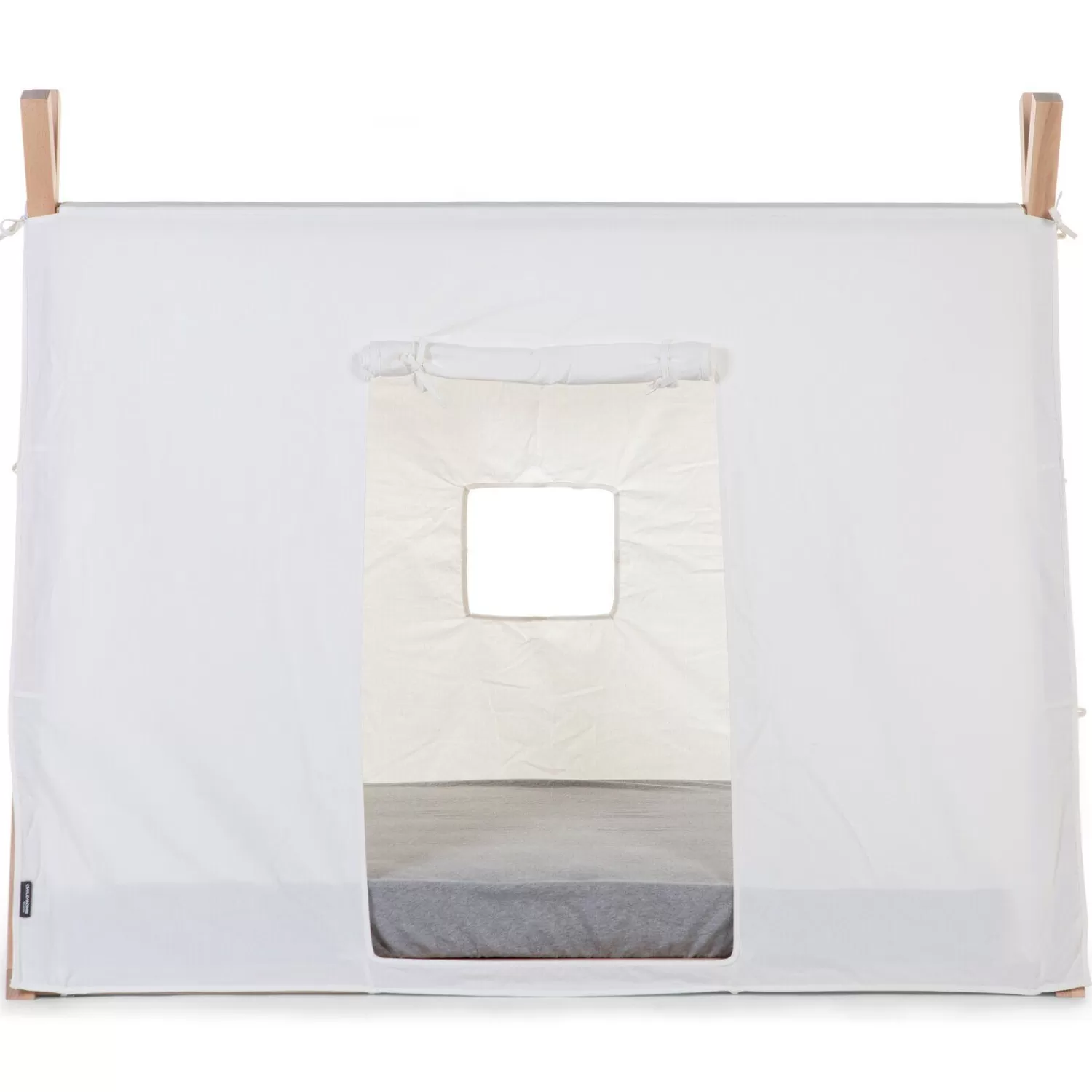 Accessoires De Lit | Lits Tipi Et Cabanes | BÉABA Toile Pour Lit Tipi - 70x140 Cm - Blanc Grey